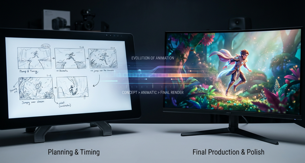 Animatic vs Animation